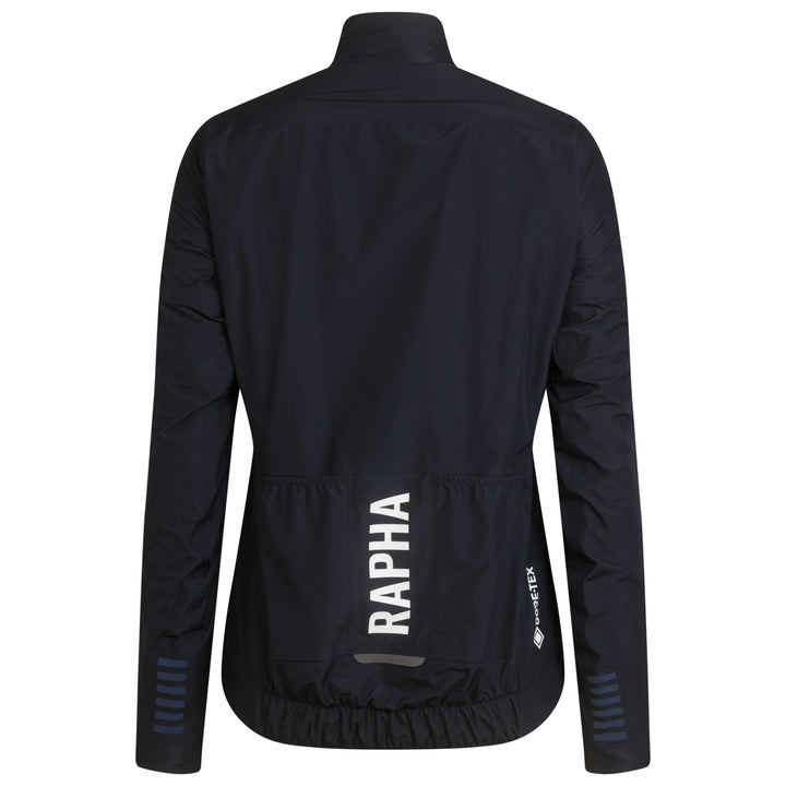 Rapha Women's Pro Team Insulated GORE-TEX Rain Jacket (Dark Navy/White) - Dragonspine Cycling