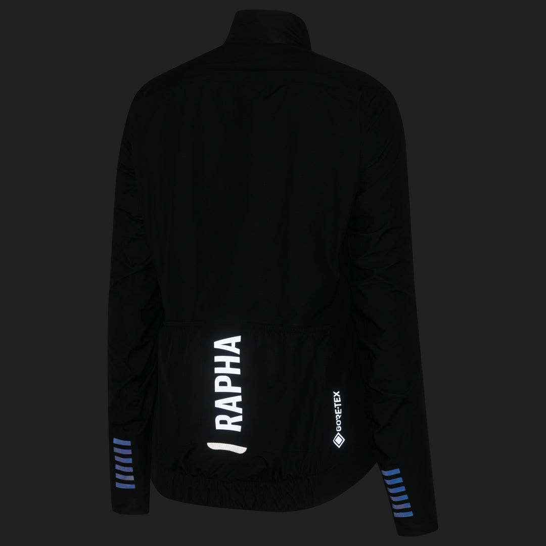 Rapha Women's Pro Team Insulated GORE-TEX Rain Jacket (Dark Navy/White) - Dragonspine Cycling