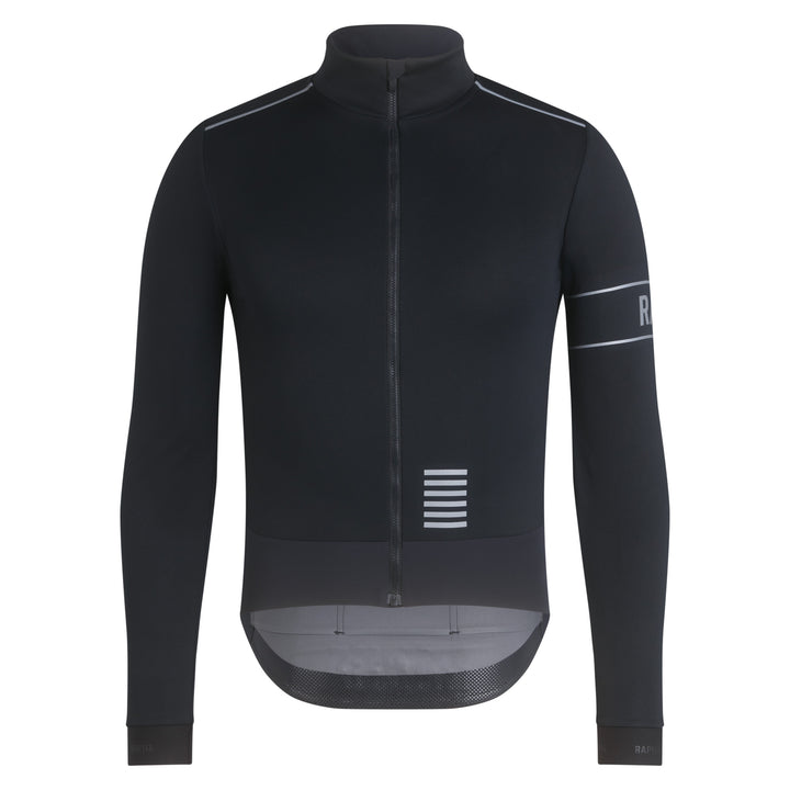 Rapha Men's Pro Team Long Sleeve Windstopper Jersey (Black/Black) - Dragonspine Cycling