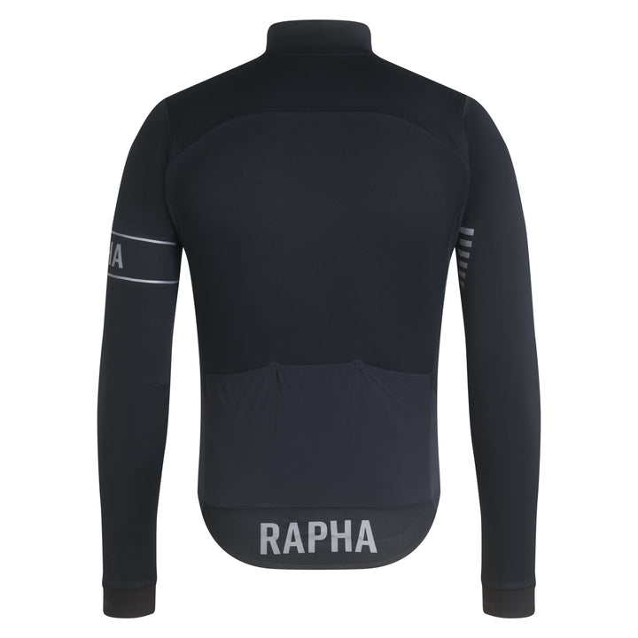 Rapha Men's Pro Team Long Sleeve Windstopper Jersey (Black/Black) - Dragonspine Cycling