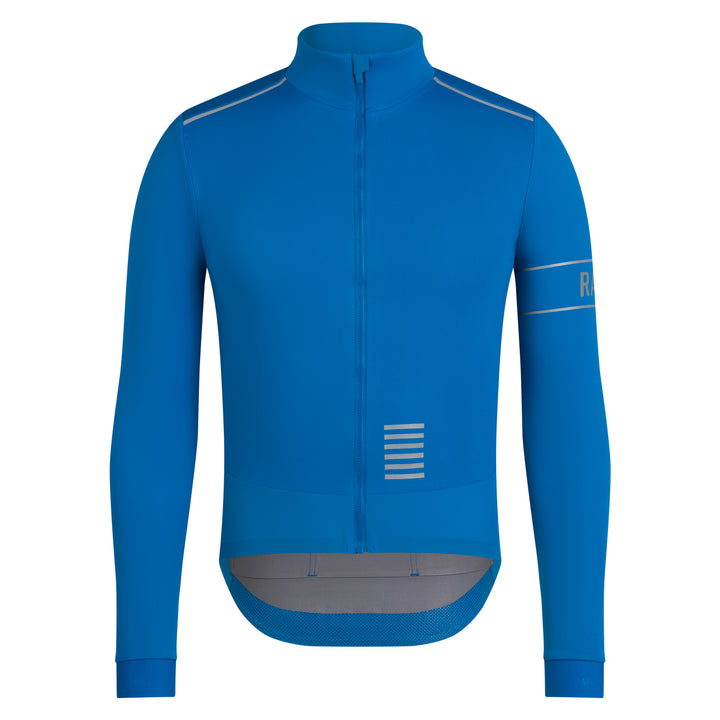 Rapha Men's Pro Team Long Sleeve Windstopper Jersey (Petrol Blue/Silver Reflective) - Dragonspine Cycling