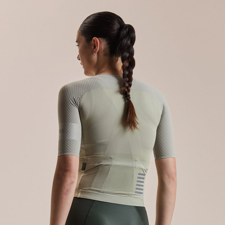 Rapha Women's Pro Team Aero Jersey IV (Seagrass/Silver Reflective) - Dragonspine Cycling