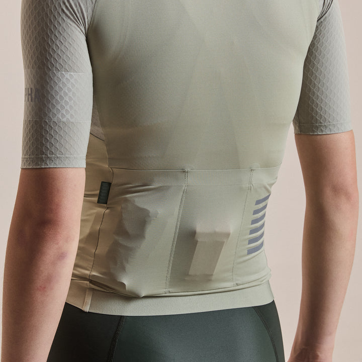 Rapha Women's Pro Team Aero Jersey IV (Seagrass/Silver Reflective) - Dragonspine Cycling