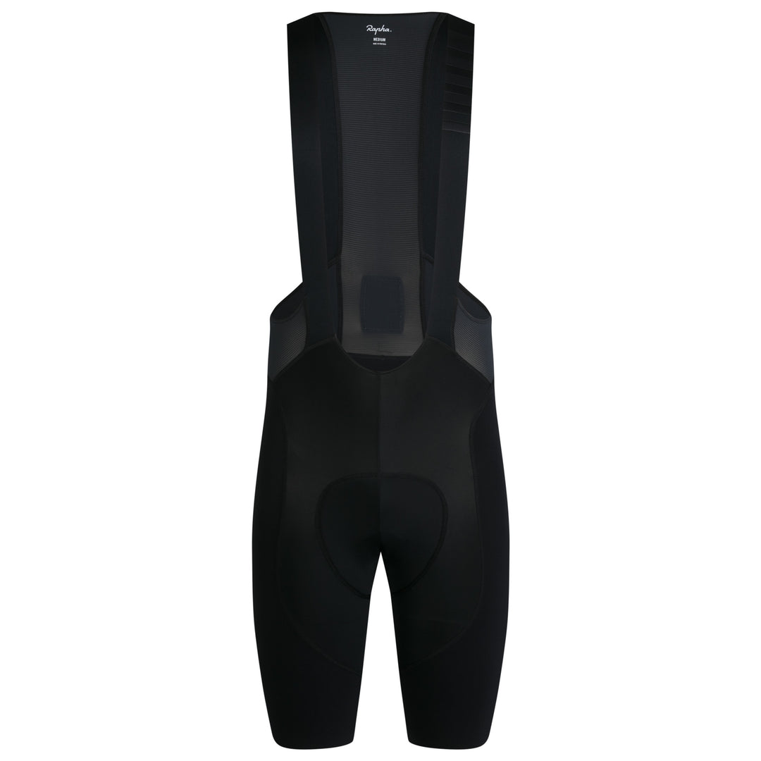 Rapha Men's Pro Team Bib Shorts III - Regular (Black/Black) - Dragonspine Cycling