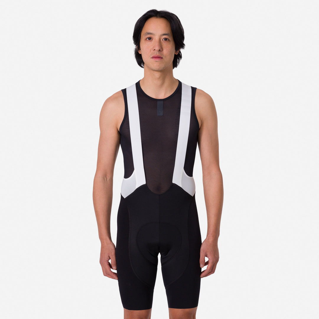 Rapha Men's Pro Team Bib Shorts III - Regular (Black/White) - Dragonspine Cycling