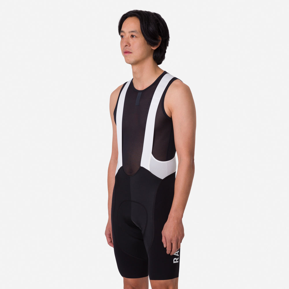 Rapha Men's Pro Team Bib Shorts III - Regular (Black/White) - Dragonspine Cycling