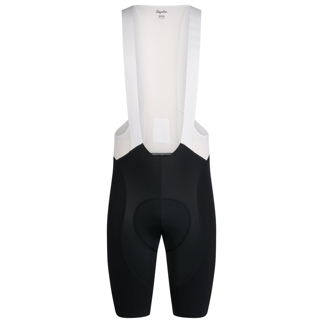 Rapha Men's Pro Team Bib Shorts III - Regular (Black/White) - Dragonspine Cycling