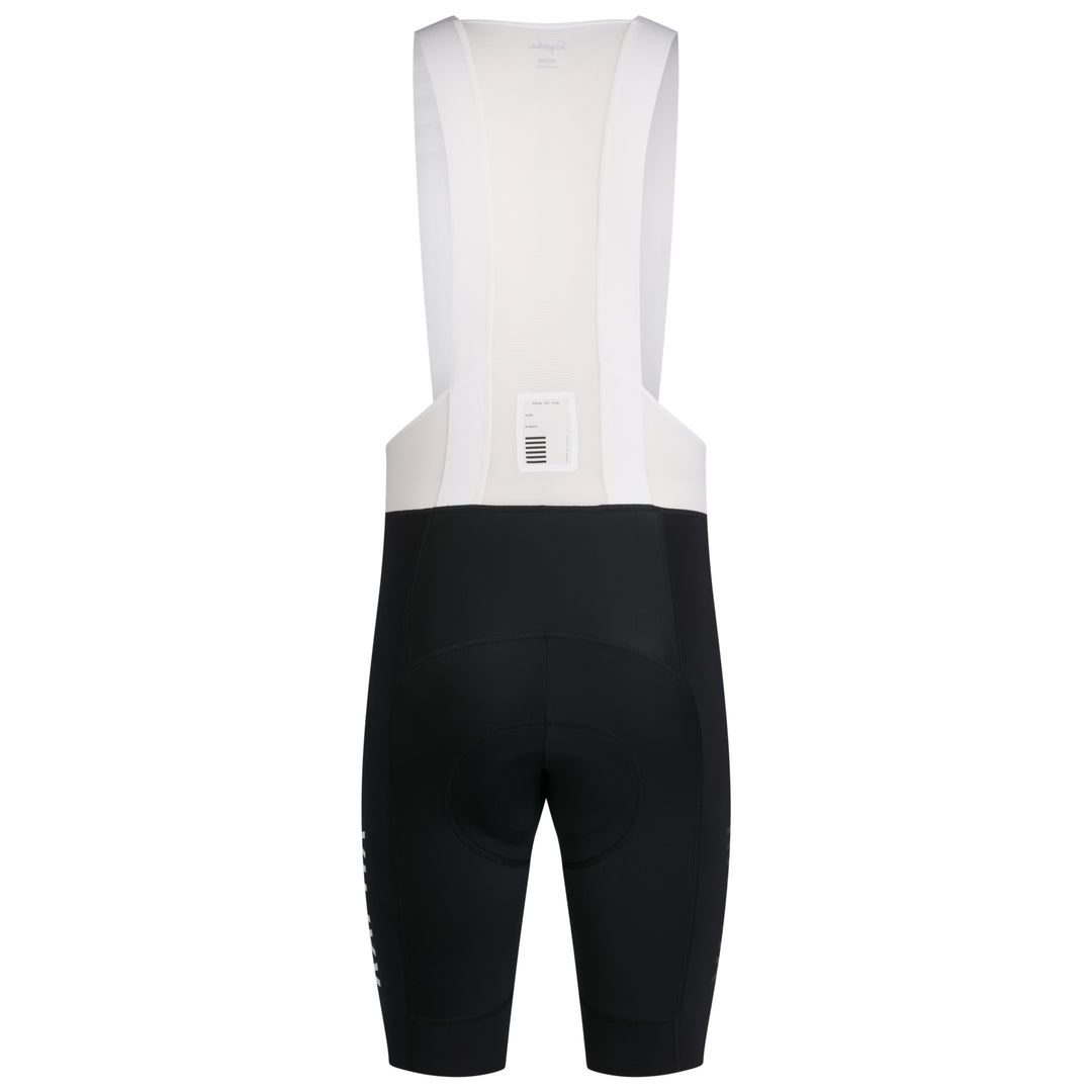 Rapha Men's Pro Team Bib Shorts III - Regular (Black/White) - Dragonspine Cycling