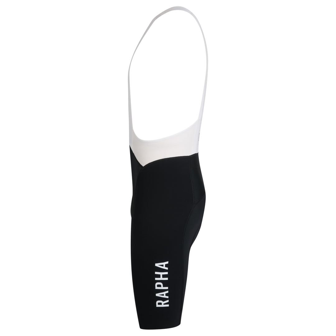 Rapha Men's Pro Team Bib Shorts III - Regular (Black/White) - Dragonspine Cycling