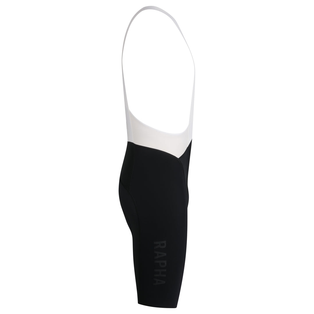 Rapha Men's Pro Team Bib Shorts III - Regular (Black/White) - Dragonspine Cycling