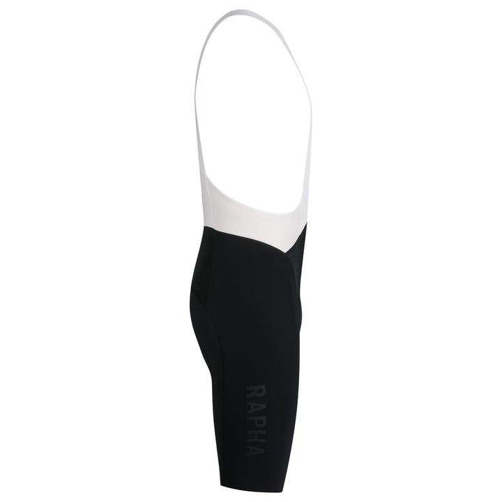 Rapha Men's Pro Team Bib Shorts III - Regular (Black/White) - Dragonspine Cycling