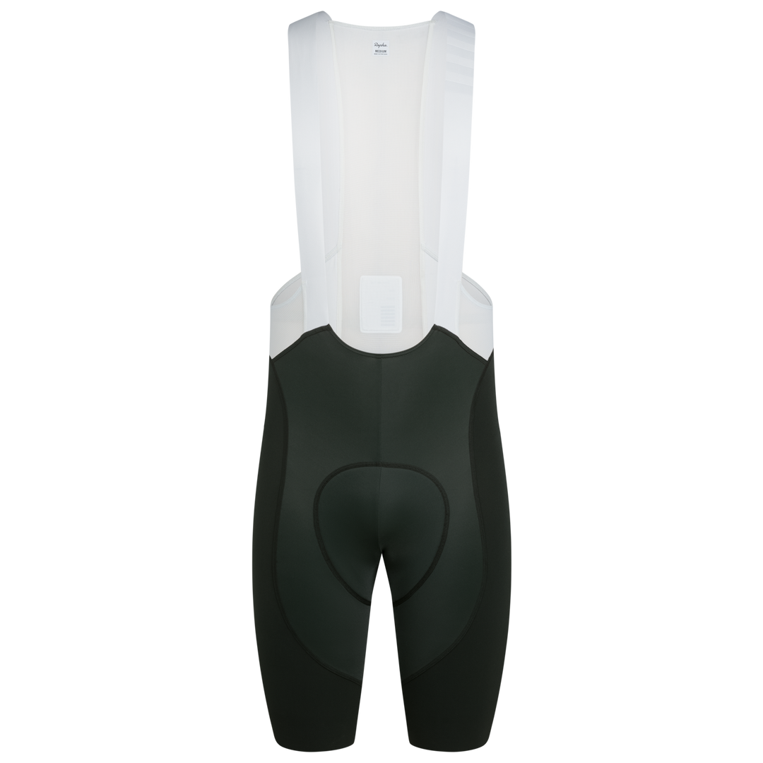 Rapha Men's Pro Team Bib Shorts III - Regular (Bottle Green/White) - Dragonspine Cycling