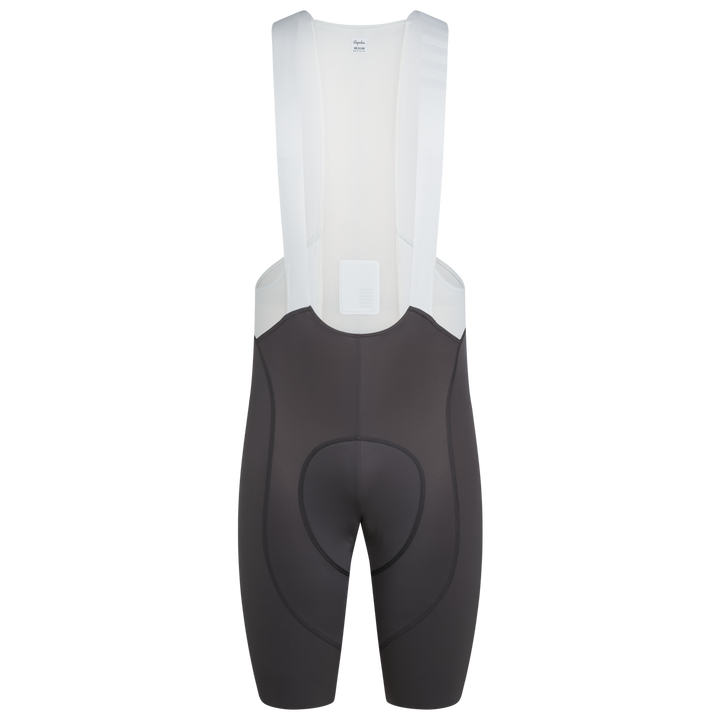 Rapha Men's Pro Team Bib Shorts III - Regular (Dark Grey/White) - Dragonspine Cycling