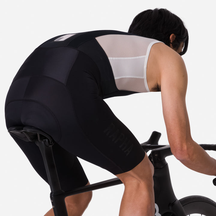 Rapha Men's Pro Team Bib Shorts III - Long (Black/Black) - Dragonspine Cycling