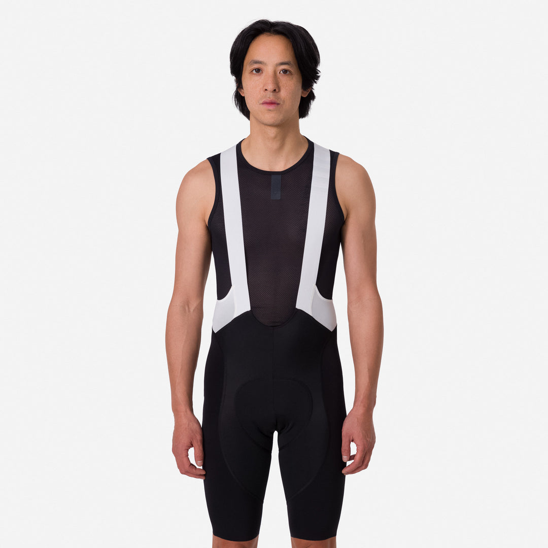 Rapha Men's Pro Team Bib Shorts III - Long (Black/White) - Dragonspine Cycling