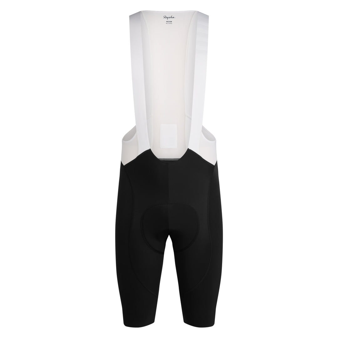 Rapha Men's Pro Team Bib Shorts III - Long (Black/White) - Dragonspine Cycling