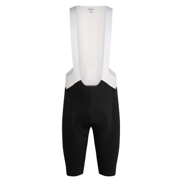 Rapha Men's Pro Team Bib Shorts III - Long (Black/White) - Dragonspine Cycling