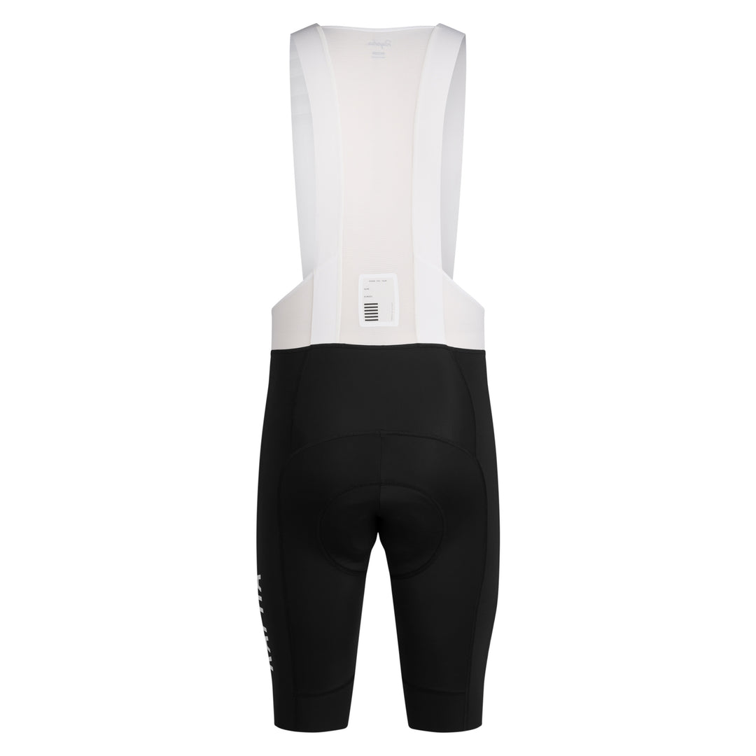 Rapha Men's Pro Team Bib Shorts III - Long (Black/White) - Dragonspine Cycling