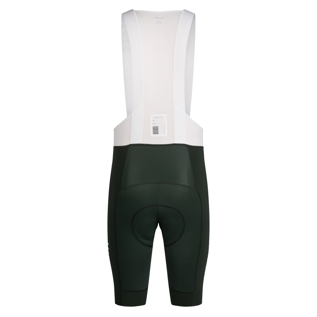 Rapha Men's Pro Team Bib Shorts III - Long (Bottle Green/White) - Dragonspine Cycling