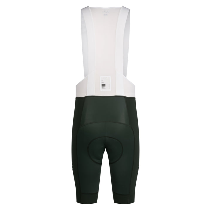 Rapha Men's Pro Team Bib Shorts III - Long (Bottle Green/White) - Dragonspine Cycling