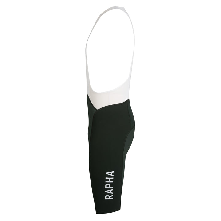 Rapha Men's Pro Team Bib Shorts III - Long (Bottle Green/White) - Dragonspine Cycling