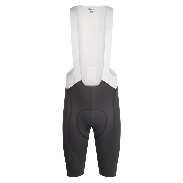 Rapha Men's Pro Team Bib Shorts III - Long (Dark Grey/White) - Dragonspine Cycling