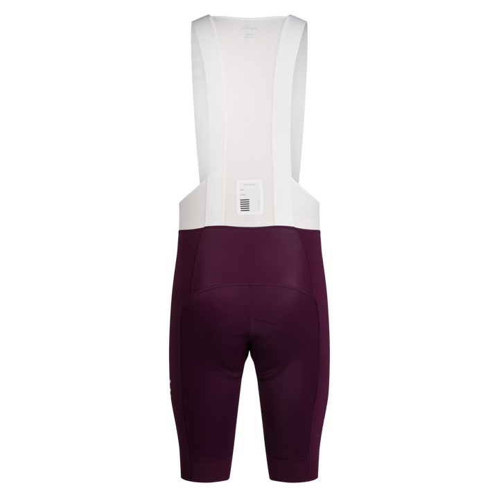 Rapha Men's Pro Team Bib Shorts III - Long (Plum/White) - Dragonspine Cycling