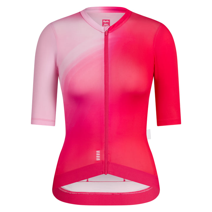Rapha Women's Pro Team Training Jersey III (Surface Print - Pink) - Dragonspine Cycling