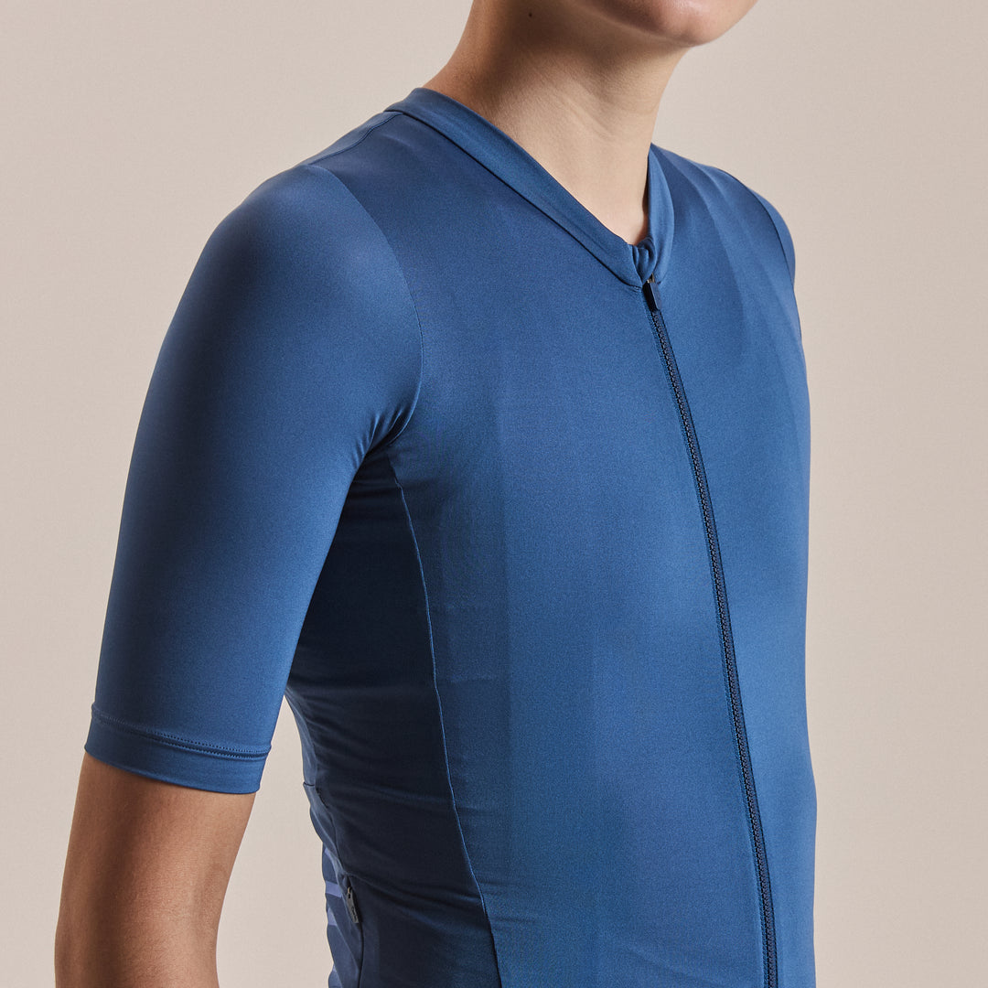 Rapha Women's Pro Team Training Jersey III (Denim Blue/Bluebell) - Dragonspine Cycling