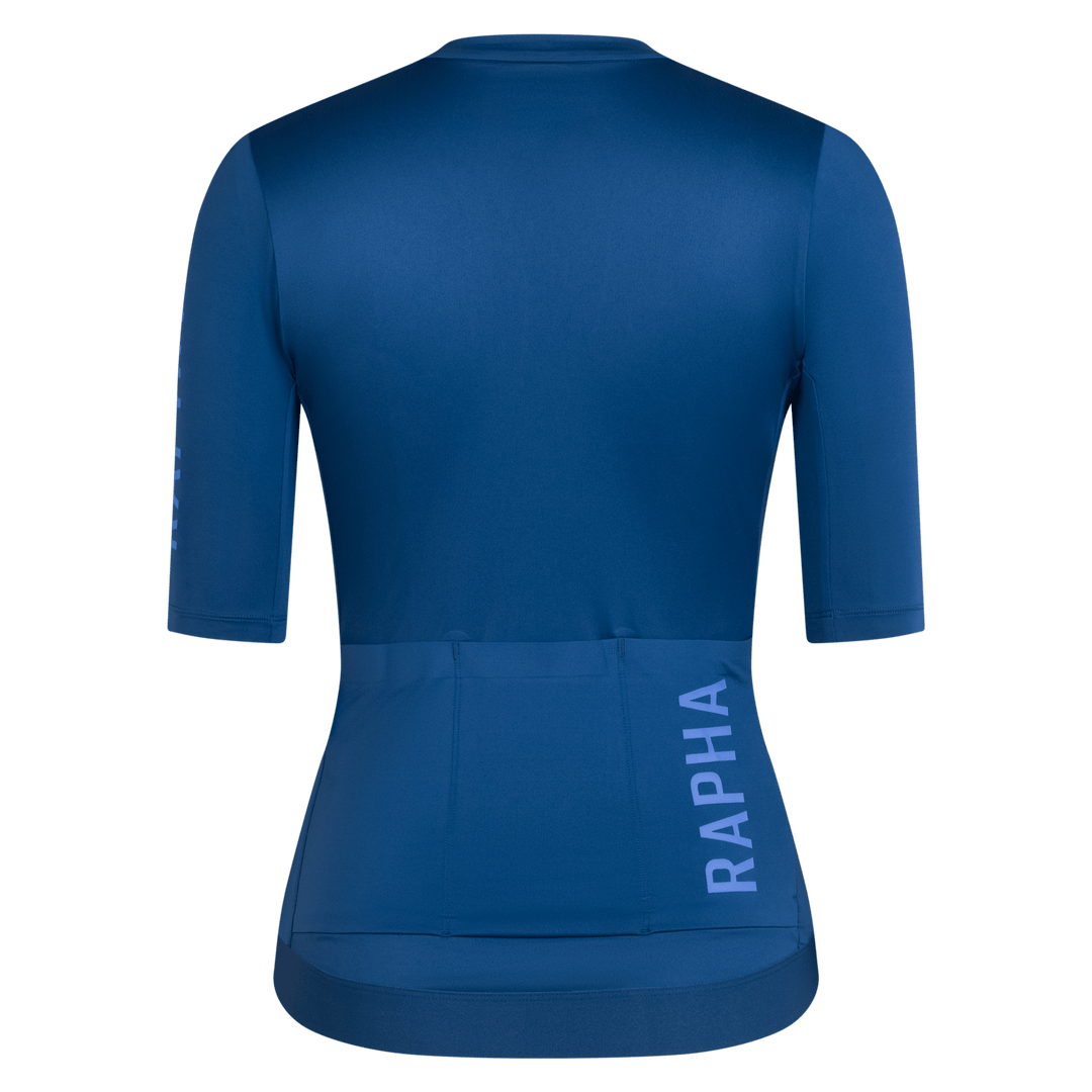 Rapha Women's Pro Team Training Jersey III (Denim Blue/Bluebell) - Dragonspine Cycling