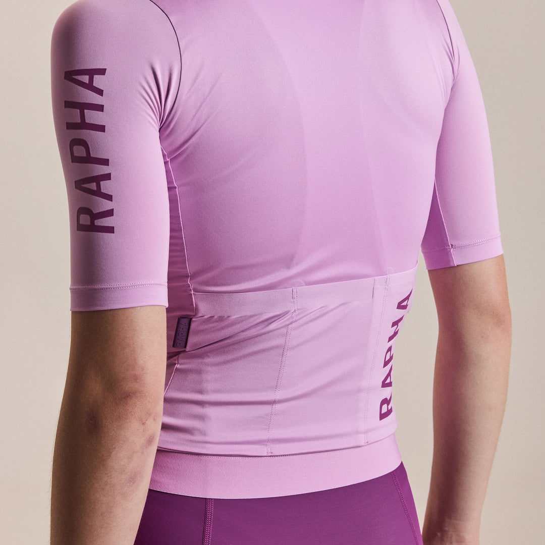 Rapha Women's Pro Team Training Jersey III (Quartz/Deep Magenta) - Dragonspine Cycling