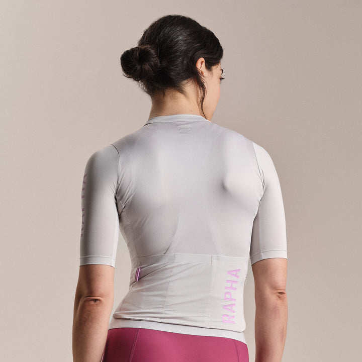Rapha Women's Pro Team Training Jersey III (Silver/Quartz) - Dragonspine Cycling