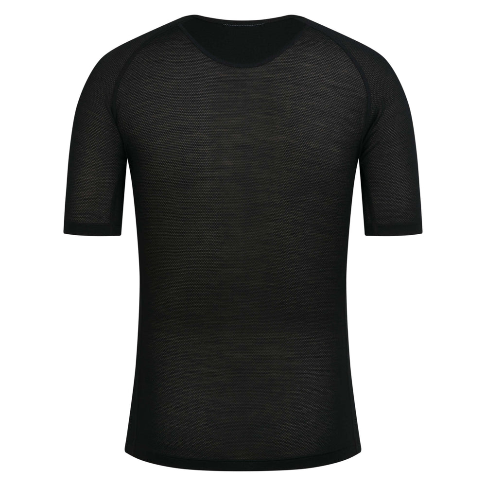 Rapha Men's Merino Lightweight Base Layer - Short Sleeve (Black/Black) - Dragonspine Cycling