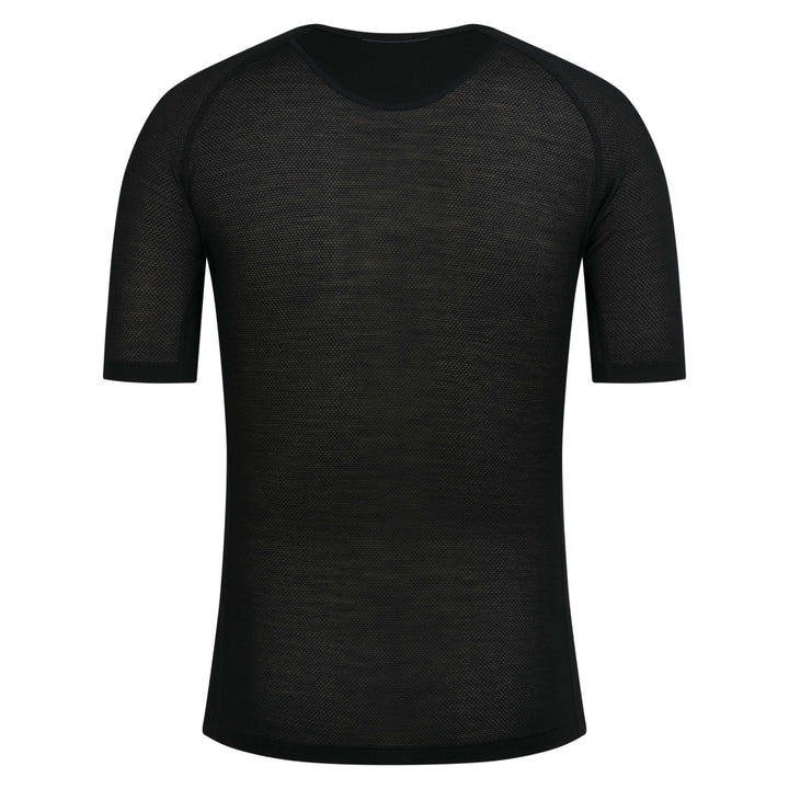 Rapha Men's Merino Lightweight Base Layer - Short Sleeve (Black/Black) - Dragonspine Cycling