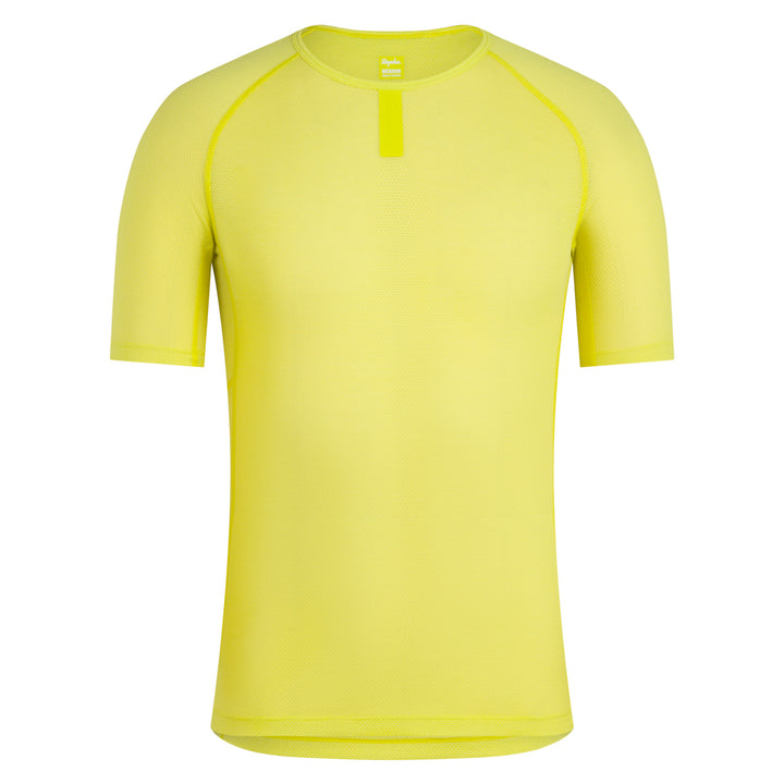 Rapha Men's Merino Lightweight Base Layer - Short Sleeve (Chartreuse/Chartreuse) - Dragonspine Cycling