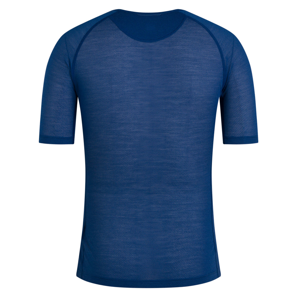 Rapha Men's Merino Lightweight Base Layer - Short Sleeve (Fossil Blue/Fossil Blue) - Dragonspine Cycling