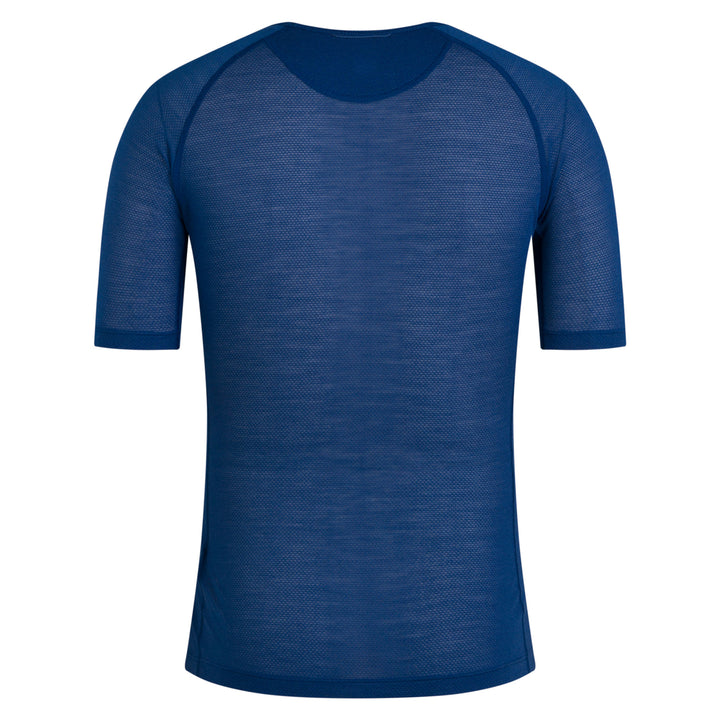 Rapha Men's Merino Lightweight Base Layer - Short Sleeve (Fossil Blue/Fossil Blue) - Dragonspine Cycling