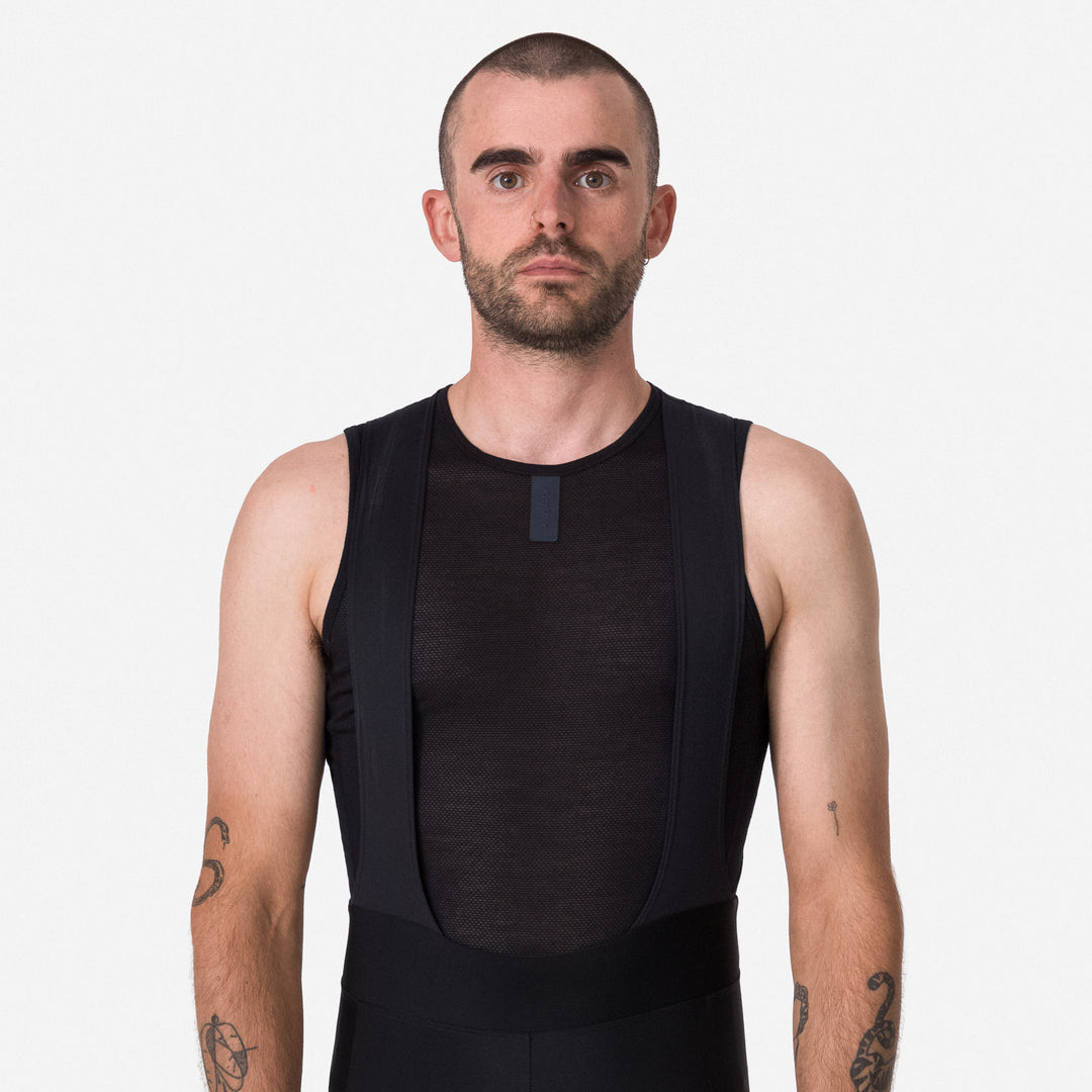 Rapha Men's Merino Lightweight Base Layer - Sleeveless (Black/Black) - Dragonspine Cycling