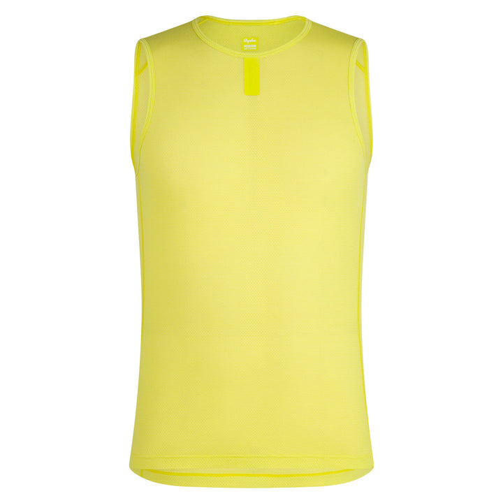 Rapha Men's Merino Lightweight Base Layer - Sleeveless (Chartreuse/Chartreuse) - Dragonspine Cycling