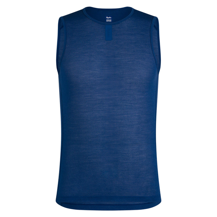 Rapha Men's Merino Lightweight Base Layer - Sleeveless (Fossil Blue/Fossil Blue) - Dragonspine Cycling