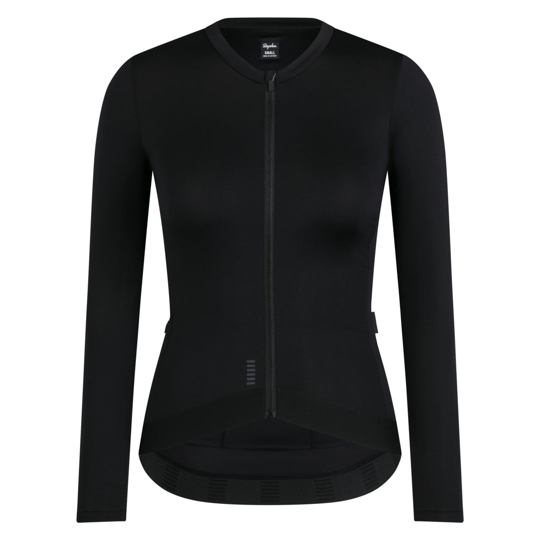 Rapha Women's Pro Team LS Lightweight Jersey III (Black/Dark Grey) - Dragonspine Cycling
