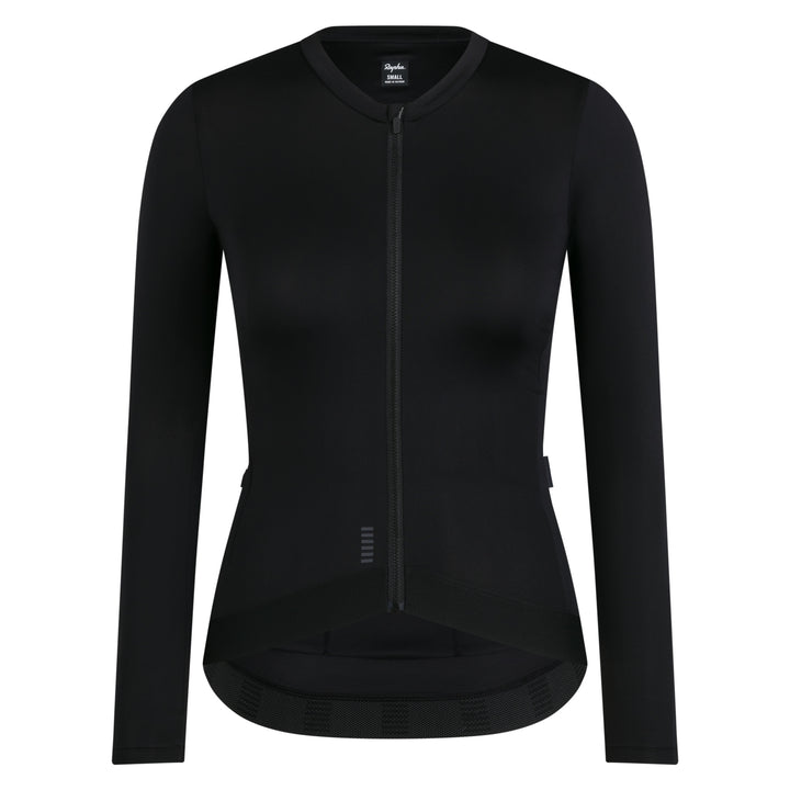 Rapha Women's Pro Team LS Lightweight Jersey III (Black/Dark Grey) - Dragonspine Cycling