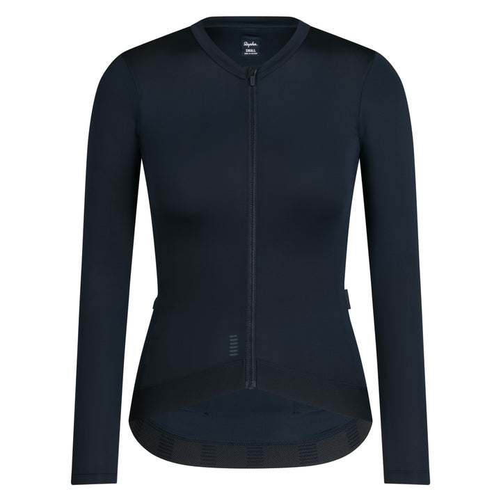 Rapha Women's Pro Team LS Lightweight Jersey III (Carbon/Dark Grey) - Dragonspine Cycling