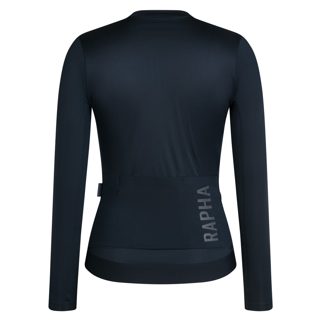 Rapha Women's Pro Team LS Lightweight Jersey III (Carbon/Dark Grey) - Dragonspine Cycling
