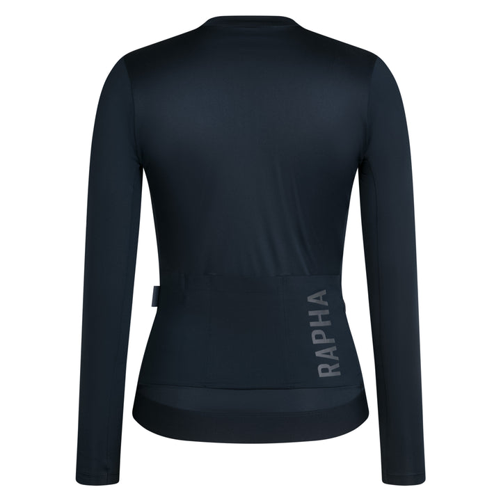 Rapha Women's Pro Team LS Lightweight Jersey III (Carbon/Dark Grey) - Dragonspine Cycling
