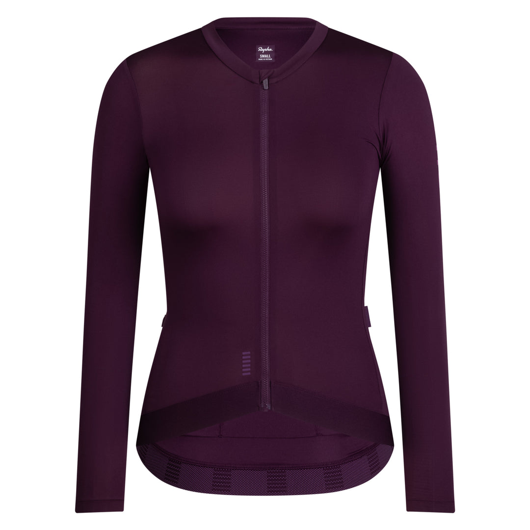 Rapha Women's Pro Team LS Lightweight Jersey III (Plum/Deep Magenta) - Dragonspine Cycling
