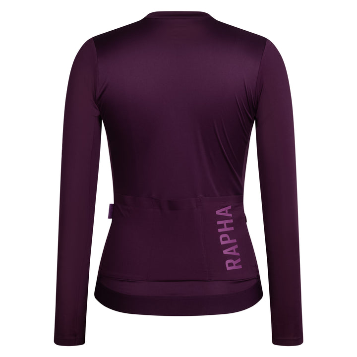 Rapha Women's Pro Team LS Lightweight Jersey III (Plum/Deep Magenta) - Dragonspine Cycling