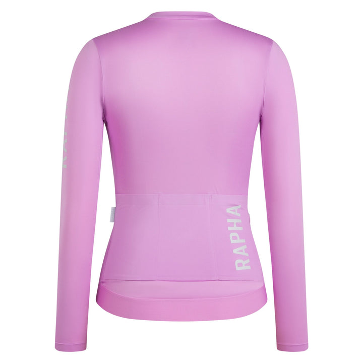Rapha Women's Pro Team LS Lightweight Jersey III (Quartz/Silver) - Dragonspine Cycling