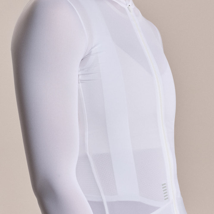 Rapha Women's Pro Team LS Lightweight Jersey III (White/Silver) - Dragonspine Cycling