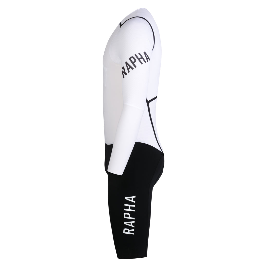 Rapha Men's Pro Team TT Aero Suit (White/Black) - Dragonspine Cycling